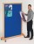 Mobile Wood Framed Notice Board