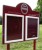 Two Door Superior External Church Notice Board