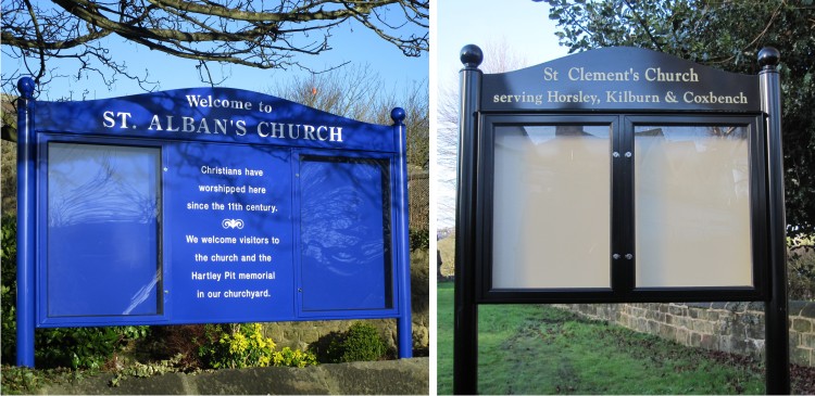 The Premium Range External Notice Boards - Signs for Churches