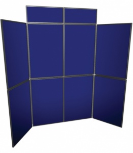 8 Panel Freestanding Display System