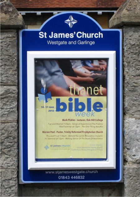 Mini Superior External Church Notice Boards - Signs for Churches