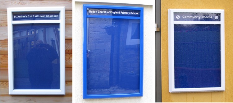 The Camelot Outdoor Notice Case - Signs for Churches